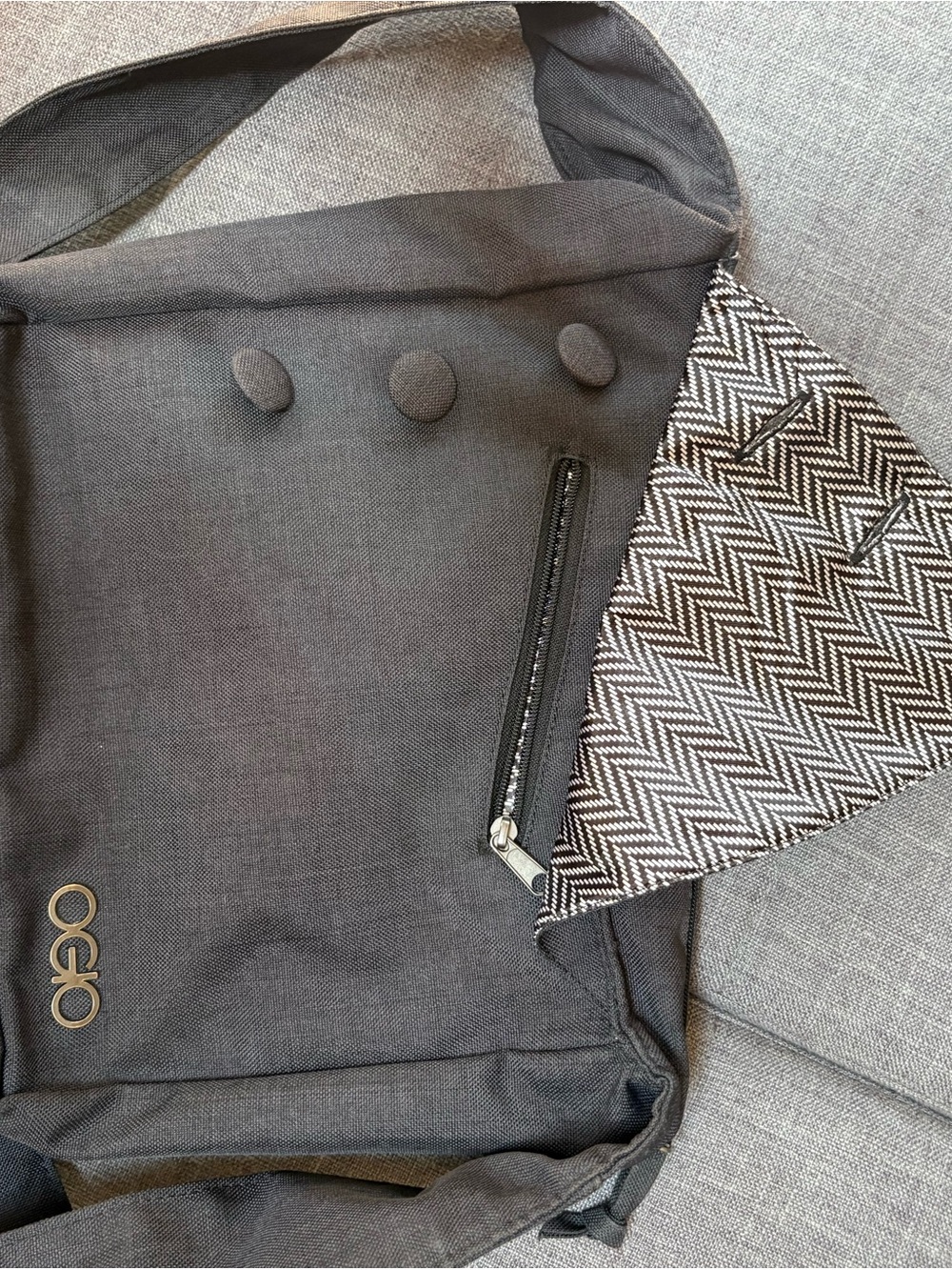 OGIO Brooklyn Messenger Crossbody Bag in Charcoal Gray NWOT - Picture 8 of 12